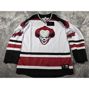 IT Chapter Two Pennywise Stitched Hockey Jersey Mens Large NWT